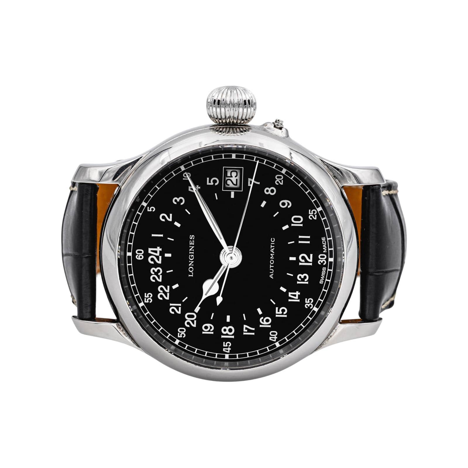 Longines Twenty-four Hours Steel Watch  - Image 4