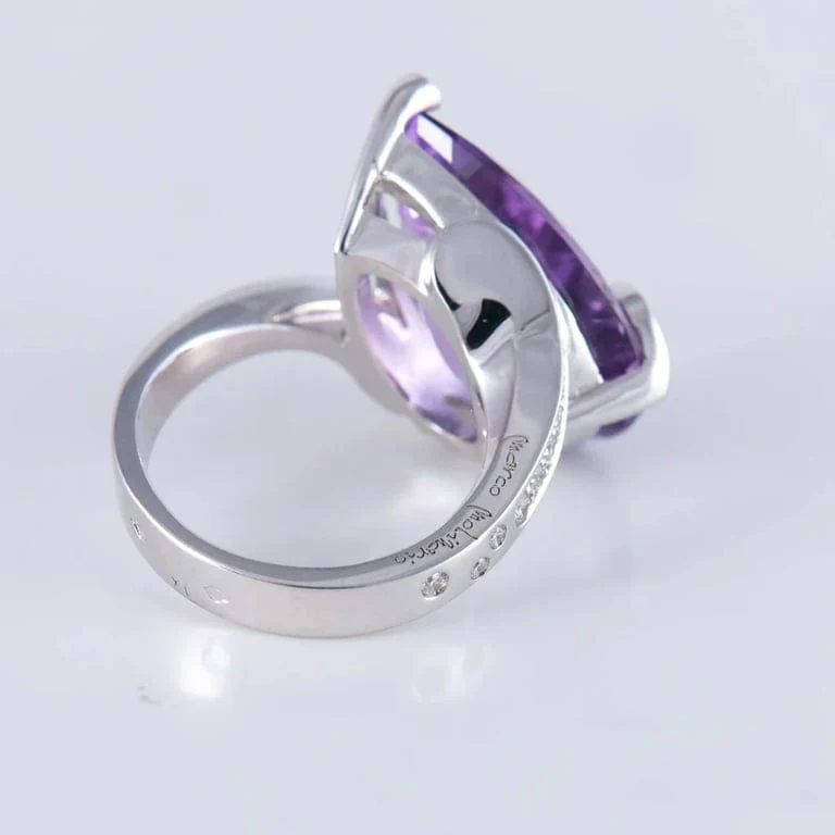 Marco Molinario - Amethyst Diamond Ring - Image 4