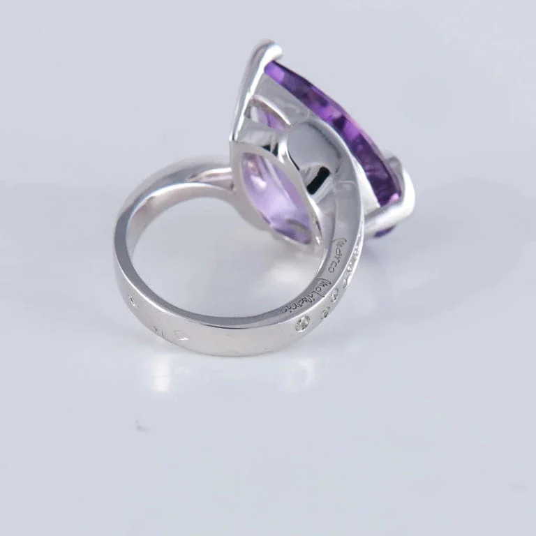 Marco Molinario - Amethyst Diamond Ring - Image 5