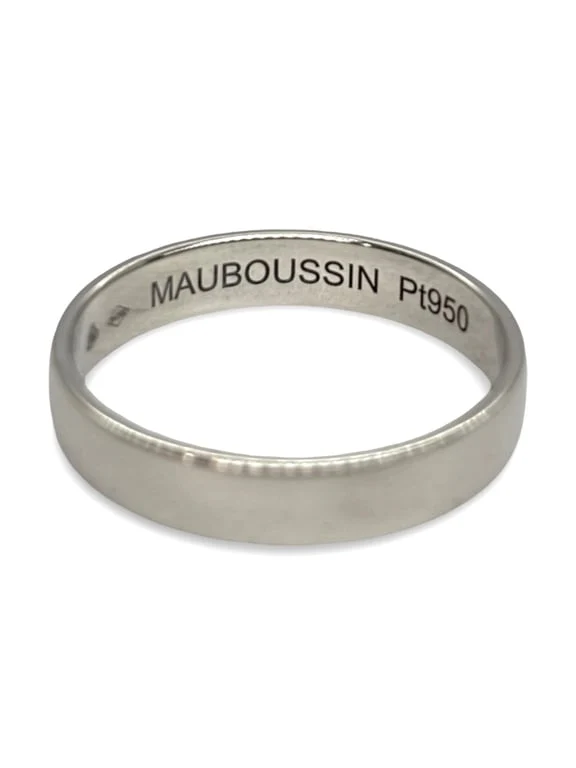 Mauboussin - Wedding band in platinum 950  - Image 3