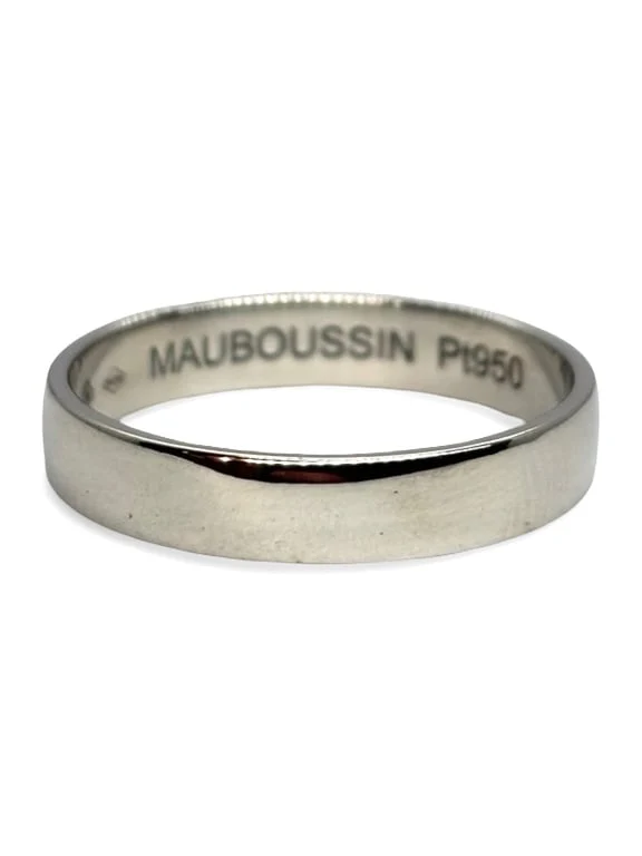 Mauboussin - Wedding band in platinum 950  - Image 4