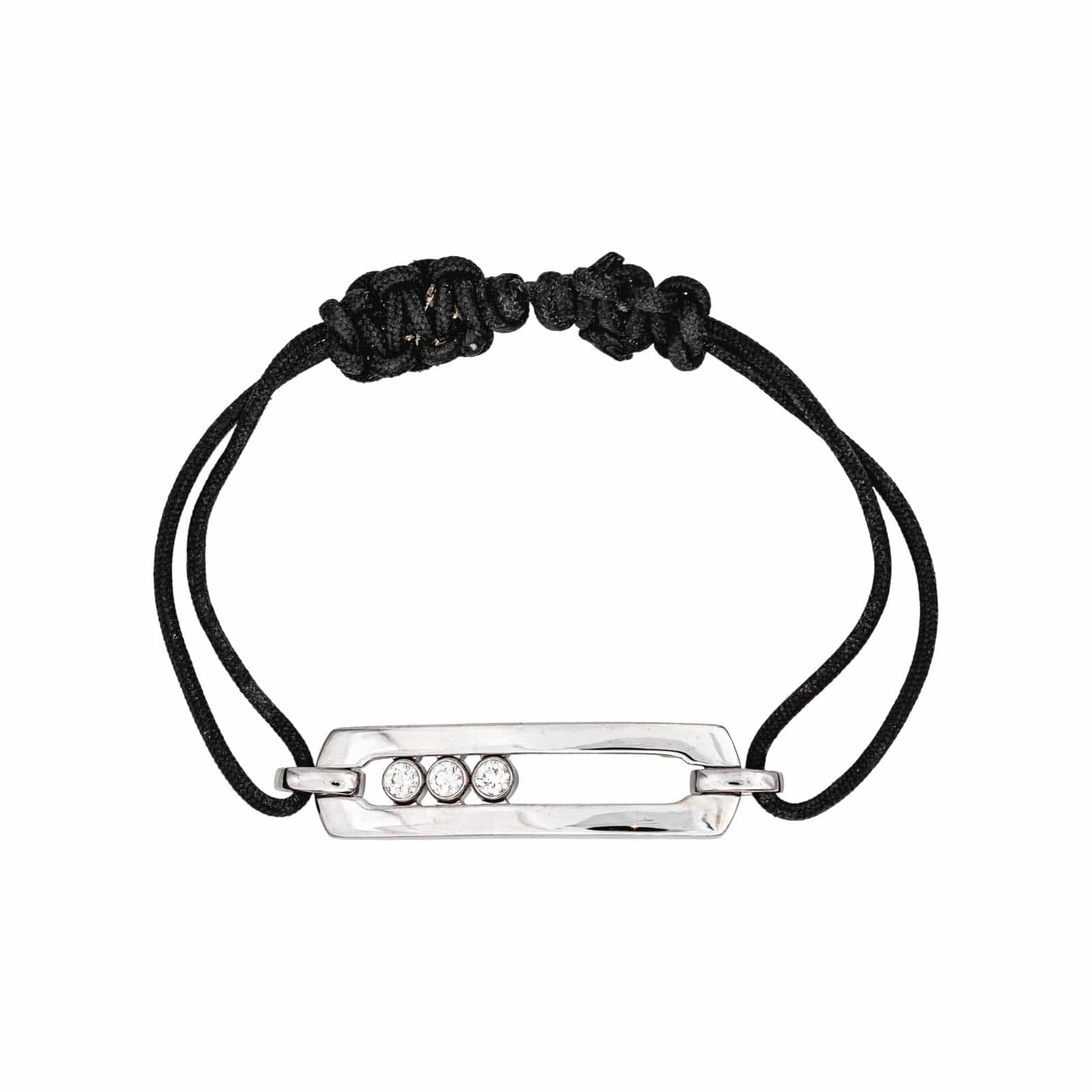 Messika Cord Bracelet White Gold Diamond 