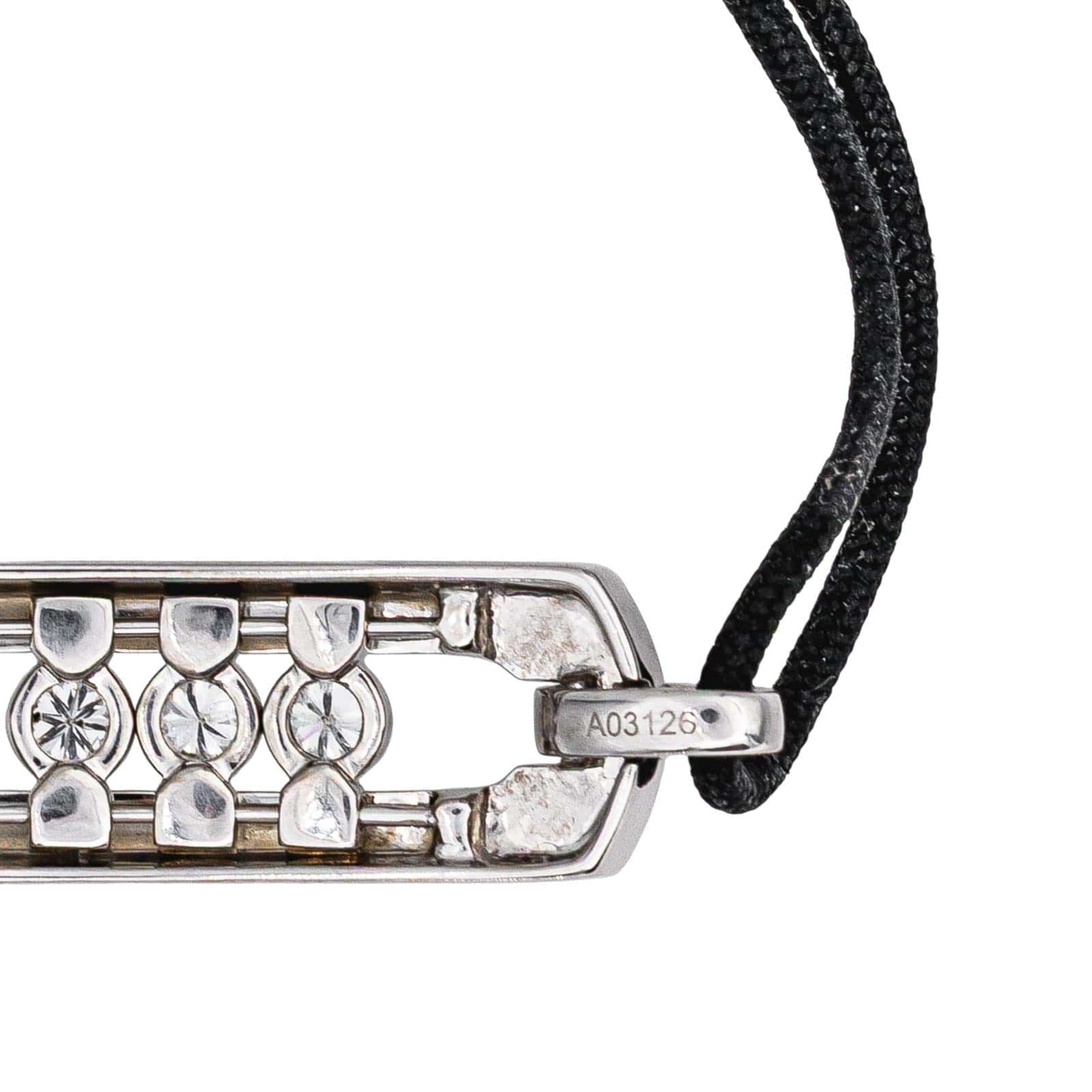 Messika Cord Bracelet White Gold Diamond  - Image 7