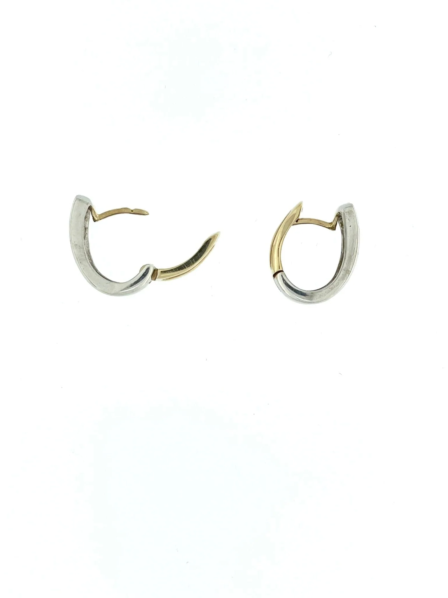 Moncara gold earrings with diamonds - Image 3