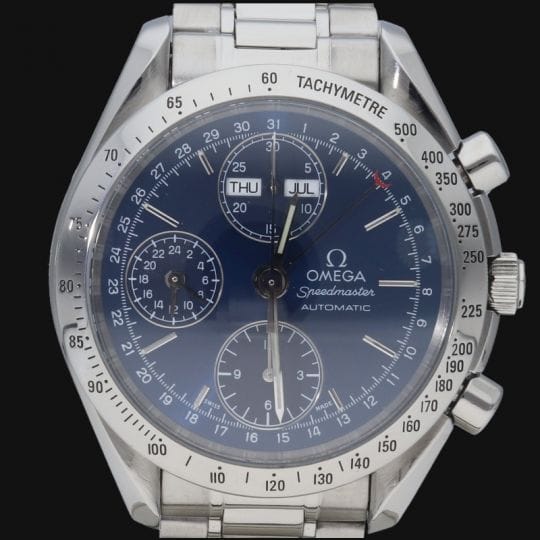 Omega Speedmaster Triple Date Chronograph Watch 