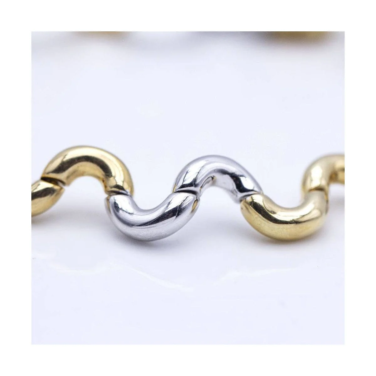 ONDAS - 18 ct two-tone gold bracelet  - Image 3