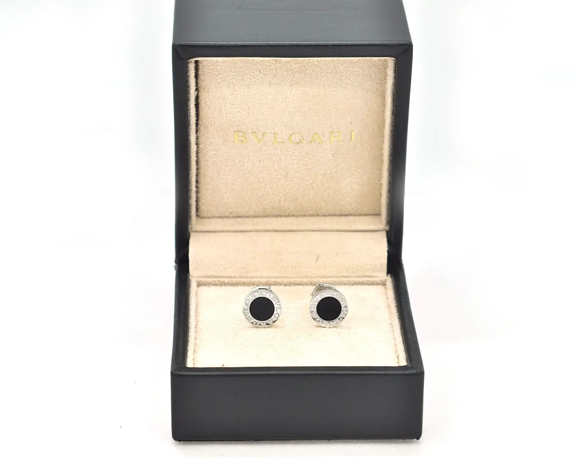 White gold and onyx earrings Bulgari Bulgari  - Image 2