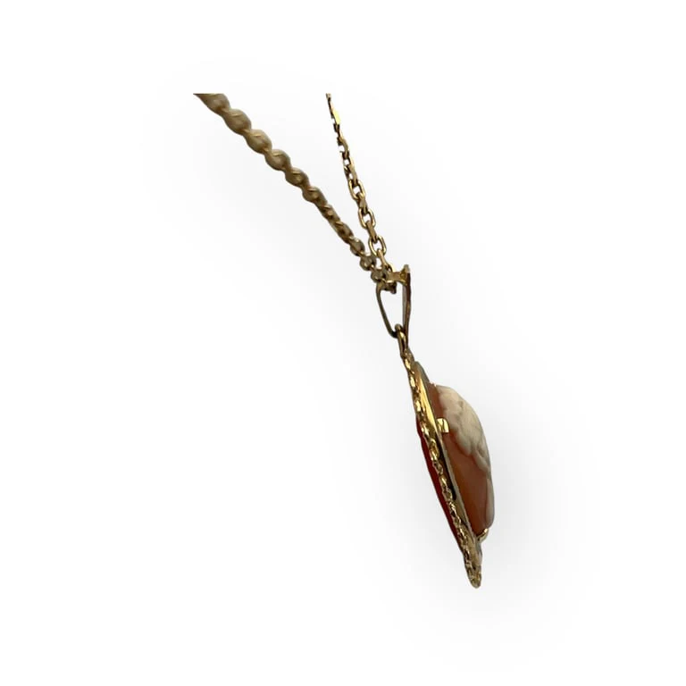 Pendant cameo in 18k yellow gold  - Image 5