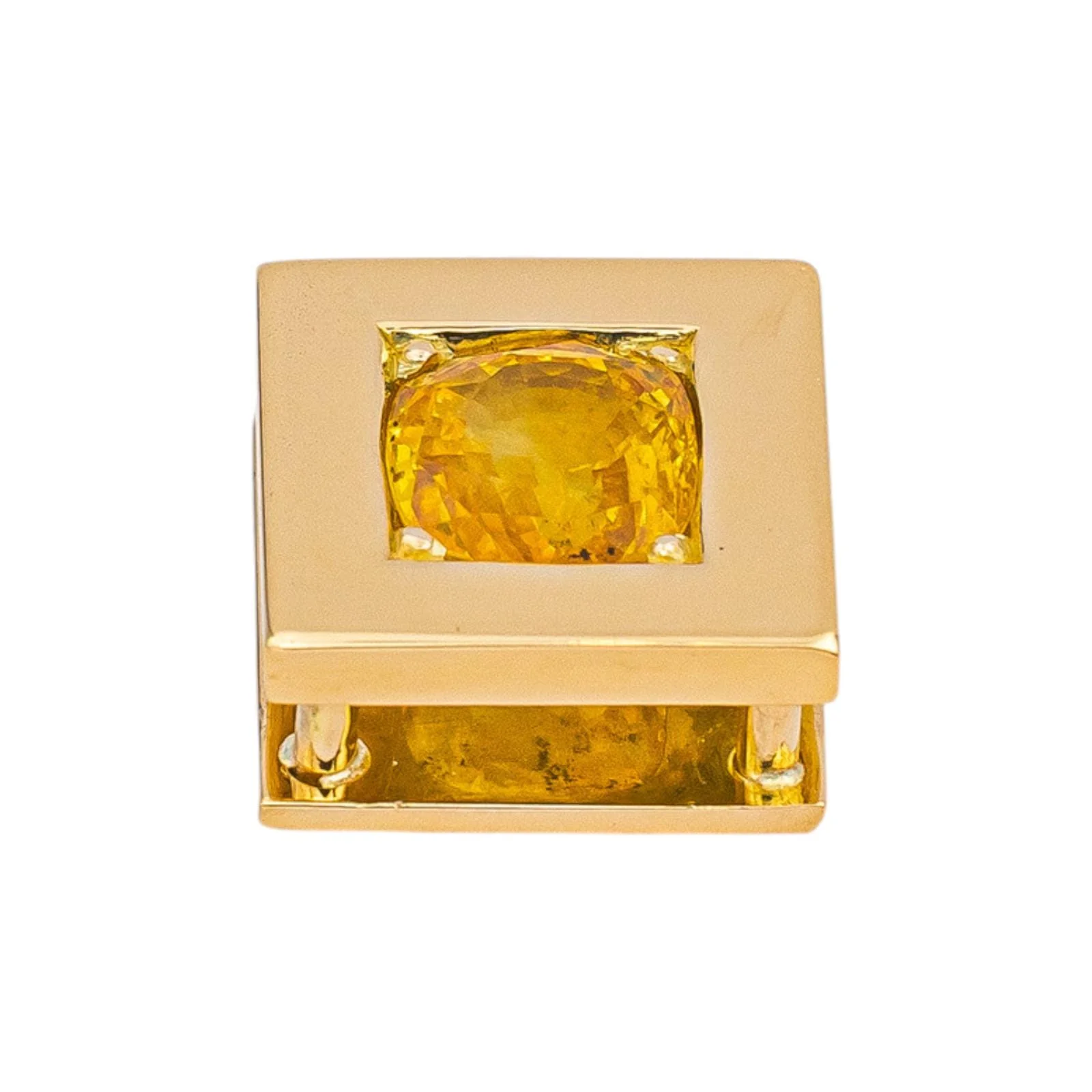 Pendant Yellow gold Sapphire - Image 3