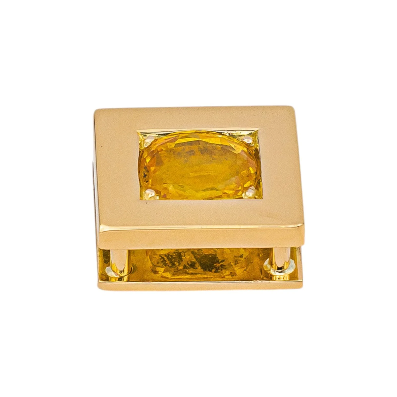 Pendant Yellow gold Sapphire - Image 5