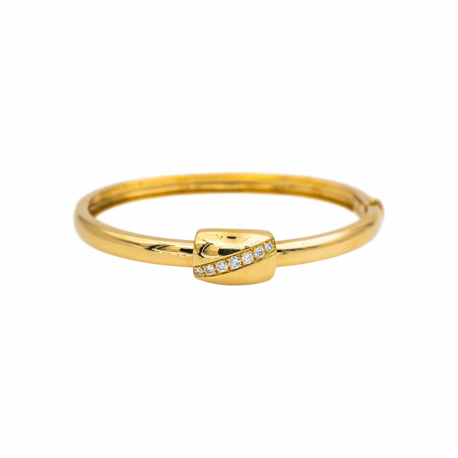 Piaget Bangle Bracelet Yellow Gold Diamond 