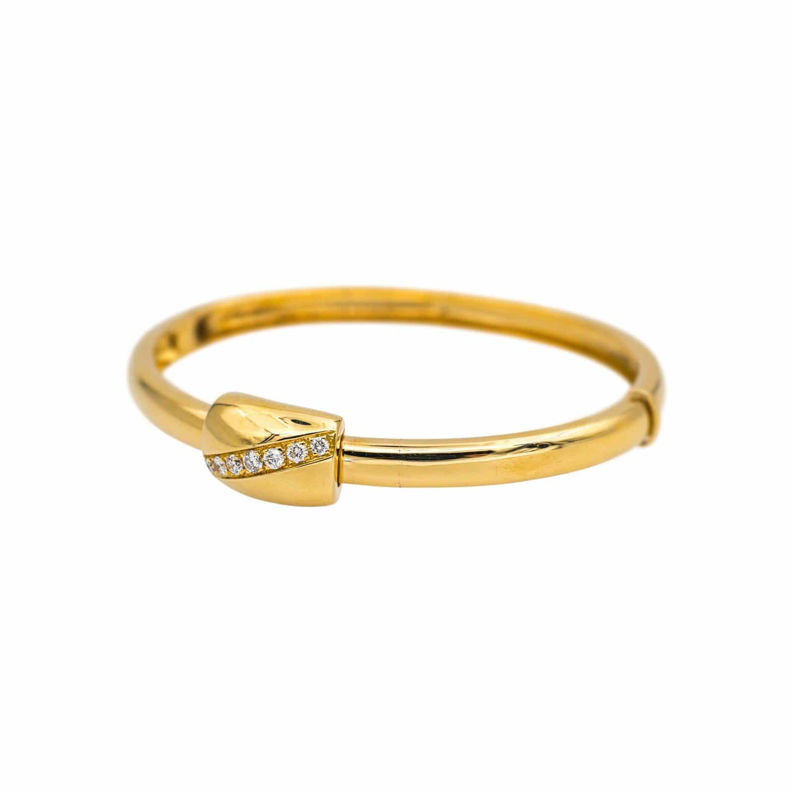 Piaget Bangle Bracelet Yellow Gold Diamond  - Image 4