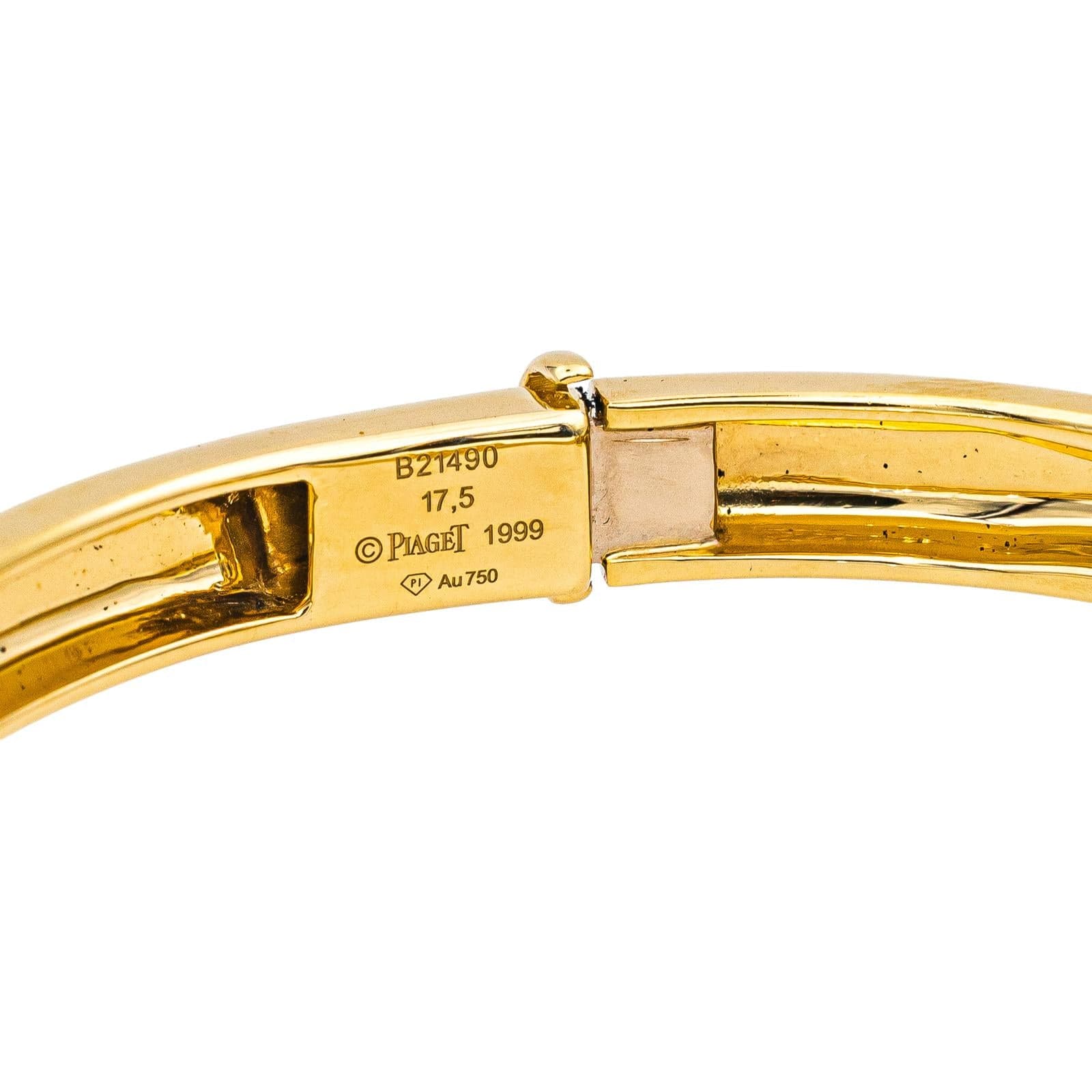 Piaget Bangle Bracelet Yellow Gold Diamond  - Image 6