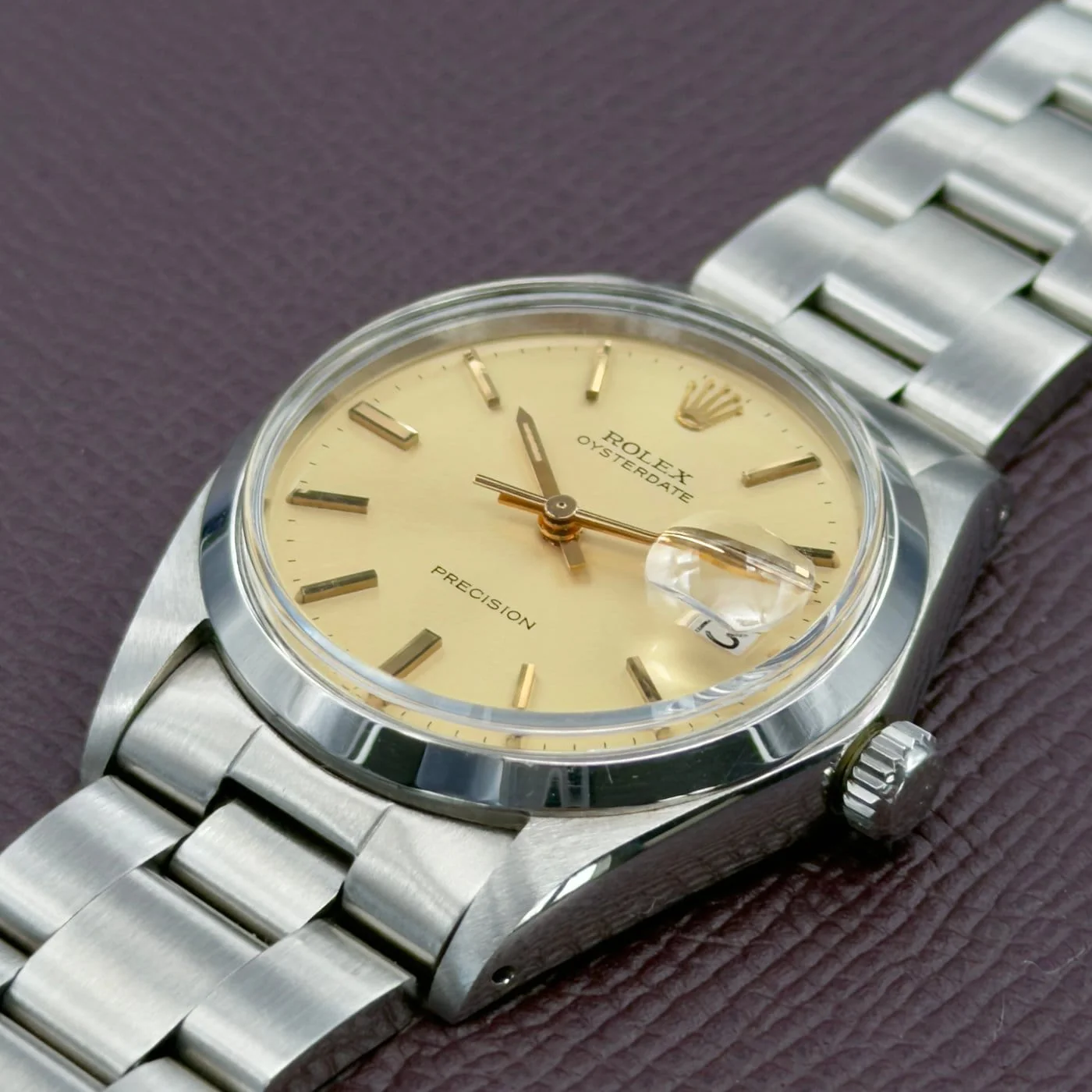 Rolex Oysterdate Precision 6694 Champagne  - Image 3