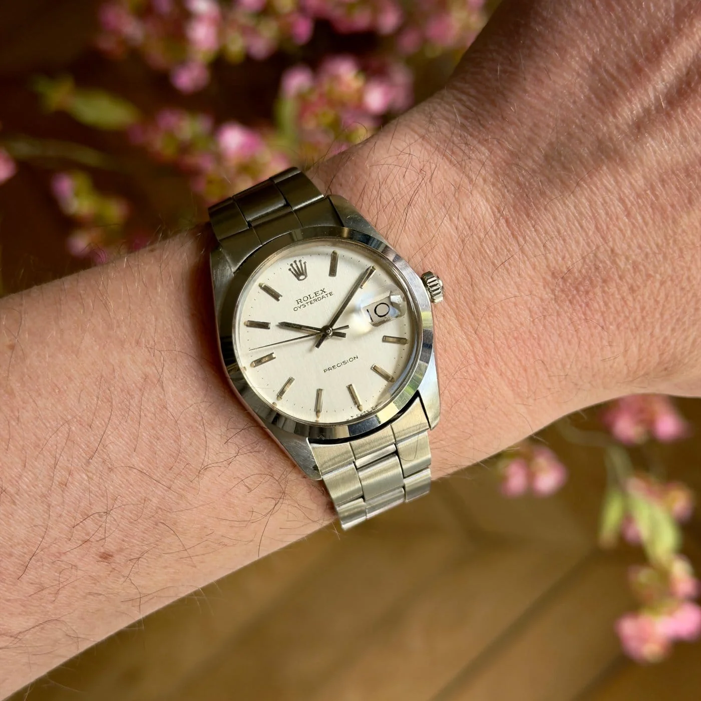 Rolex Oysterdate Precision 6694 Silver  - Image 2
