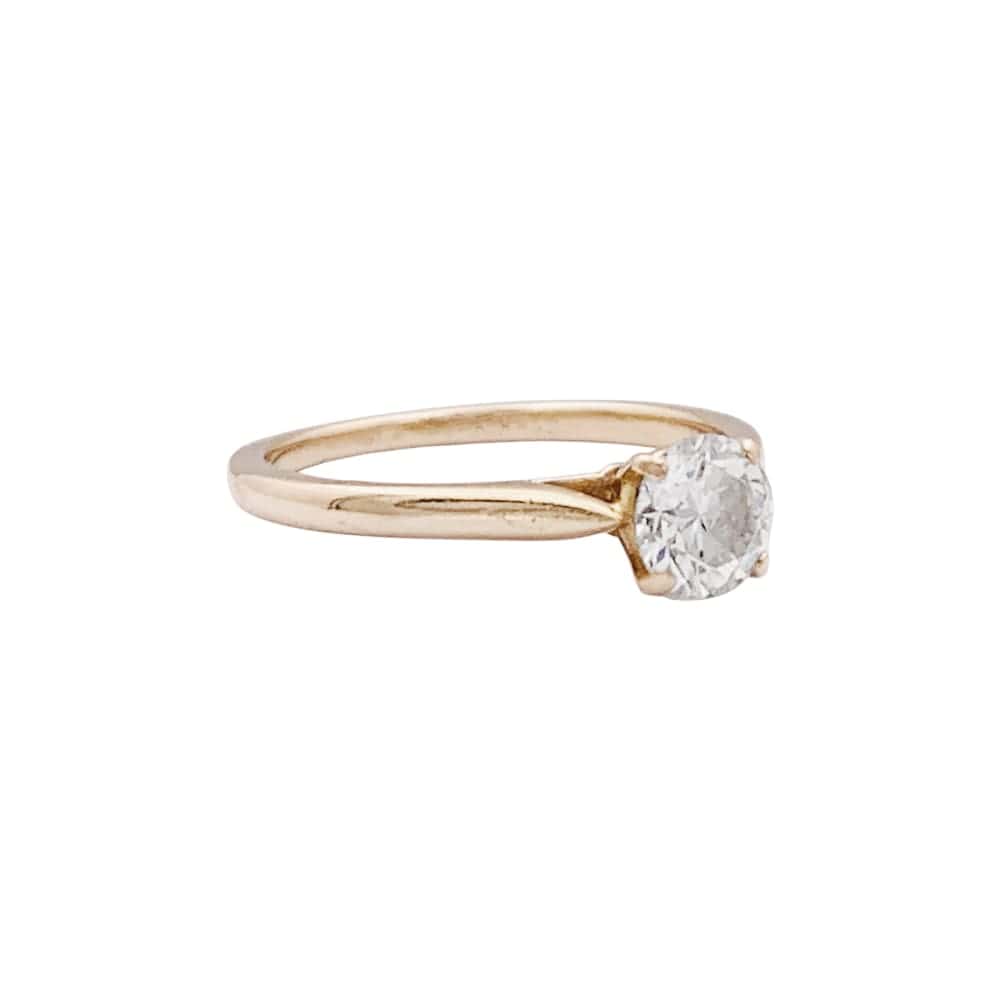 Solitaire Cartier, "1895", yellow gold and diamond.  - Image 4