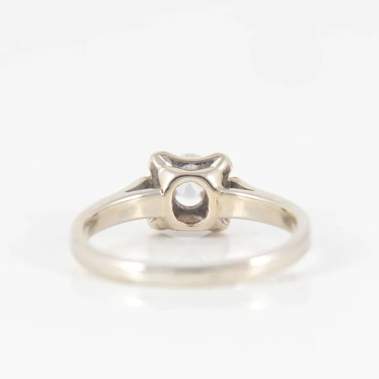 Diamond solitaire white gold - Image 8
