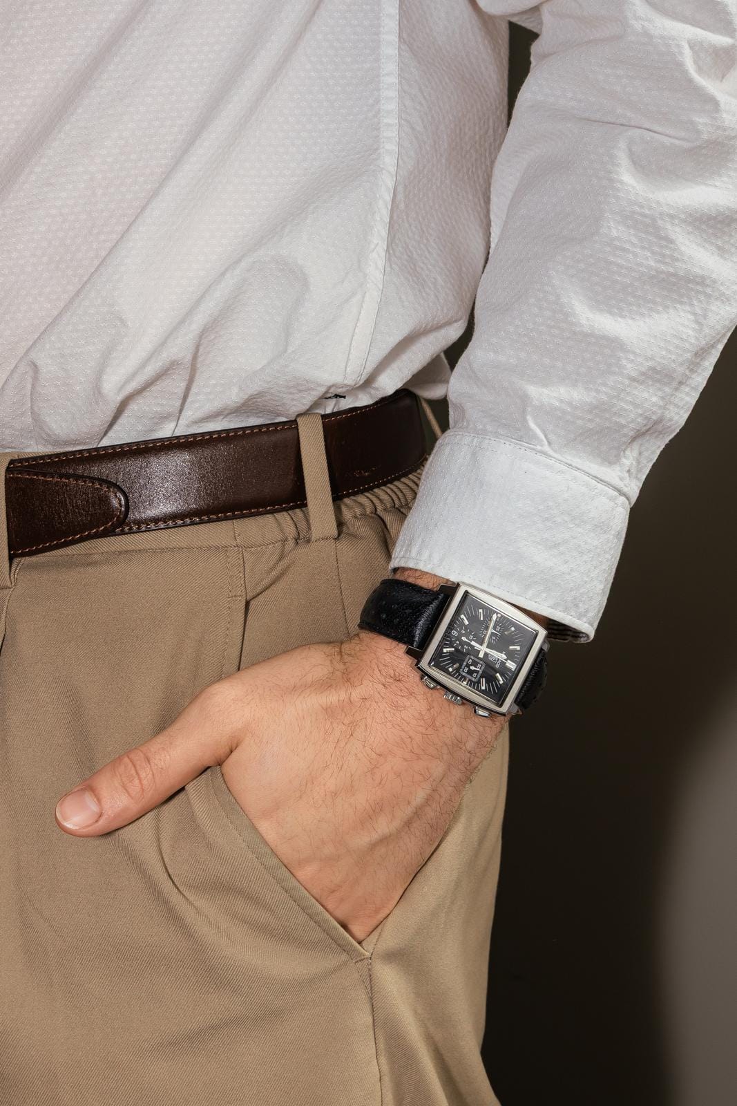 Tag Heuer Monaco Steel Watch  - Image 2