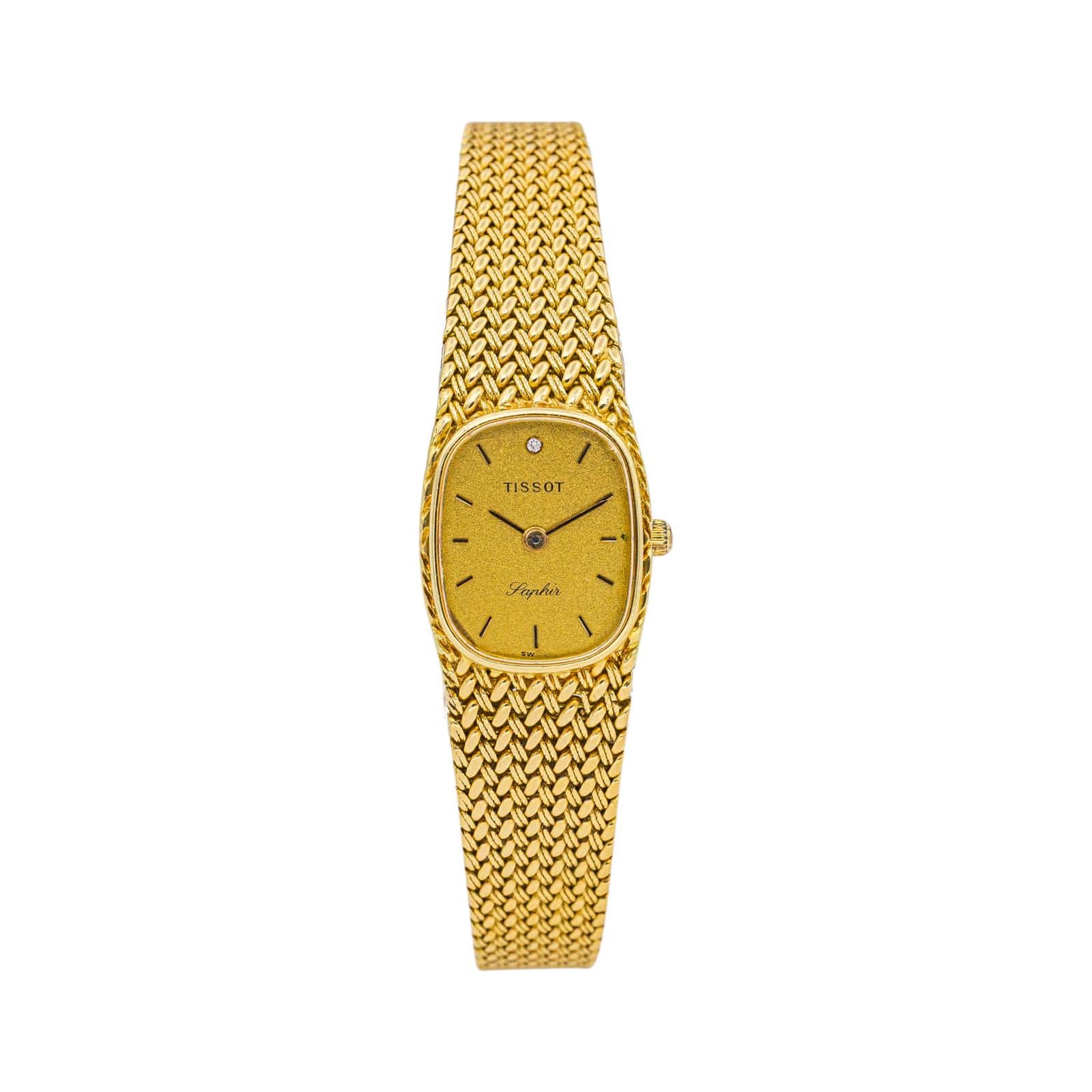 Tissot Watch Yellow Gold Diamond 
