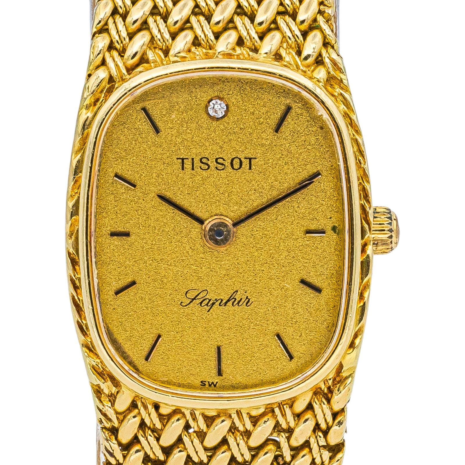 Tissot Watch Yellow Gold Diamond  - Image 5